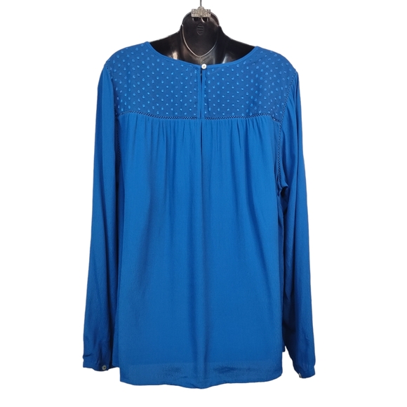 Daniel Rainn Women's Blue Embellished Top Blouse Size XL - Picture 2 of 12